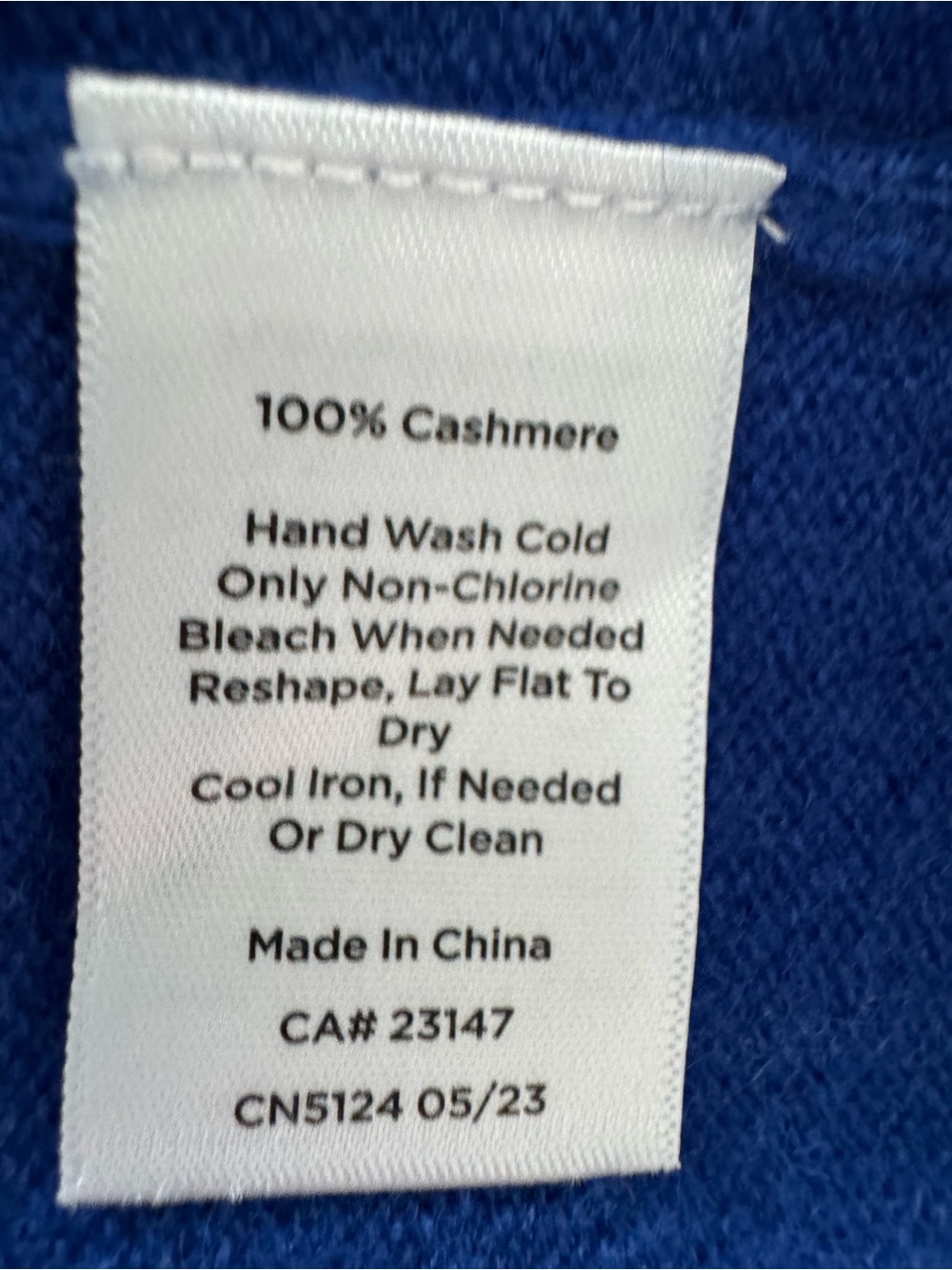 Talbots Scoopneck Sweater in Cobalt Blue - Picture 5 of 5